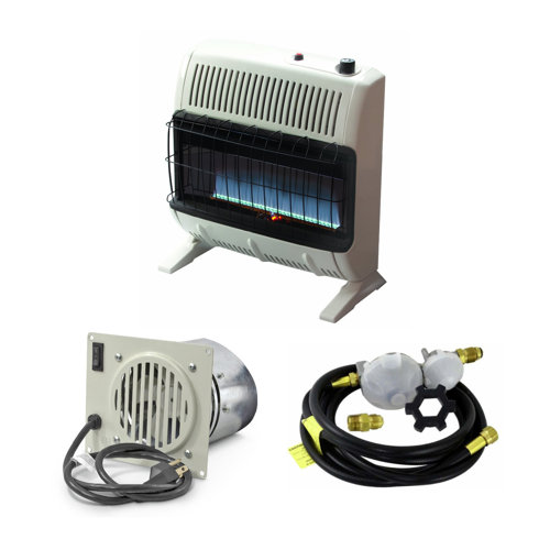 Mr. Heater 30000 BTU Natural Gas Wall Mounted Space Heater with